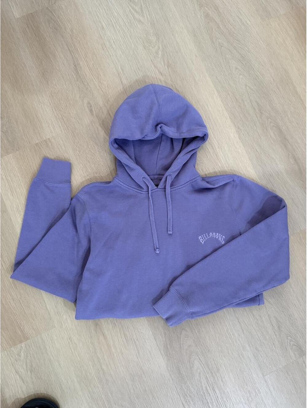 Billabong Men’s Wave Washed Pullover Hoodie – Purple Ash – Small